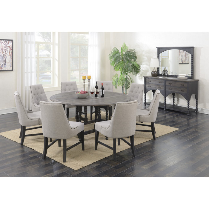 Ophelia & Co. Largent Drop Leaf Trestle Dining Table & Reviews Wayfair